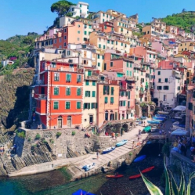 6. Kateřina M.: Riomaggiore, Cinque Terre, Itálie