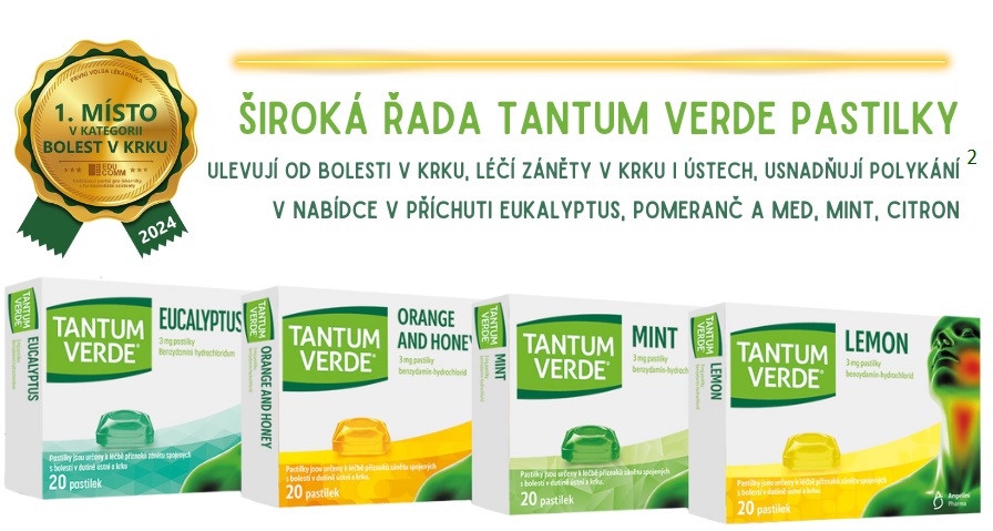 řada Tantum verde pastilky